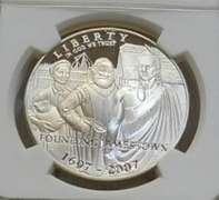 2007-P Jamestown Sil PRF Dol NGC PF69UC