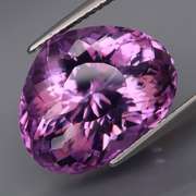 Superb VS 13.61ct pear cut Bolivian Amethyst