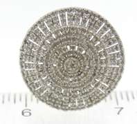 Sterling Silver Cluster Dome Ring