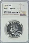 Superb Gem Proof 1961 Franklin Half Dollar NGC PF67 CAM