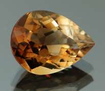 Stunning 8.93ct pear cut Imperial Topaz