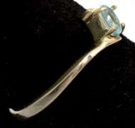 Sterling Sliver Blue Topaz Ring
