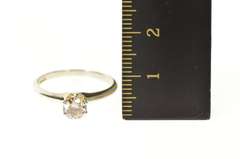 14K White Gold 0.46 Ct Diamond Solitaire Engagement Ring