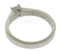 Majestic Platinum Solitaire Diamond Ring