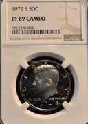 1972-S Proof 50 Cent, Proof 69 Cameo NGC