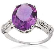 Sterling Silver Amethyst Ring