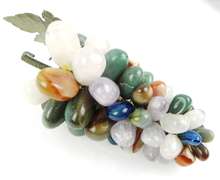Vintage Gemstone Grape Cluster