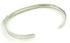 Early Native American Small Sterling Turquoise Cuff