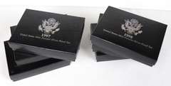 6 Assorted Prestige& Premier Silver Proof Sets