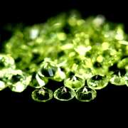 Brilliant 5.50ct set of matched diamond cut Peridot