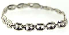 Lot of 2 Sterling Silver Link Bracelets