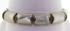 Sterling Silver Mother Of Pearl Bracelet