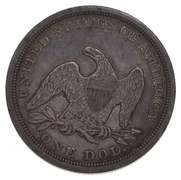 1846 Seated Liberty Silver Dollar