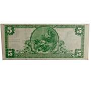 $5 National Bank Of America New York