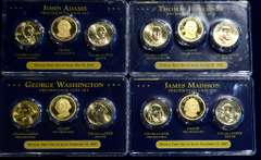 Lot of 4 2007  First Day of Issue Presidential Dollar