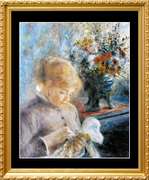 Pierre Auguste Renoir, Young Woman Sewing