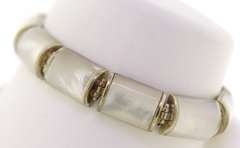 Sterling Silver Mother Of Pearl Bracelet