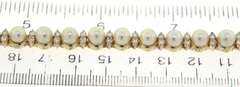 Dazzling 14kt Yellow Gold Pearl and Diamond Bracelet