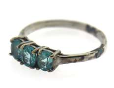 Sterling Silver Blue Topaz Ring