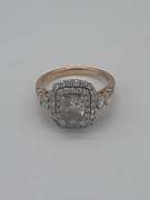 3.0 Carat Diamond Engagement Ring in 18kt Rose Gold