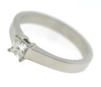 Majestic Platinum Solitaire Diamond Ring