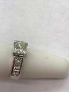 Ladies 14K White Gold 2.50 Carat Diamond Ring