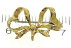 Stunning 18kt YG Ribbon Bow Brooch