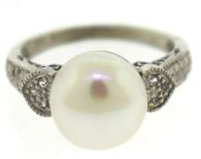 Sterling Silver Pearl Ring