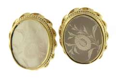 Gorgeous Sunflower Mop Oval Earrings