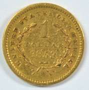Lustrous well struck 1853 US Type One $1 Gold Piece