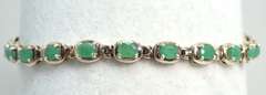 Sweet Emerald Bracelet in Vermeil