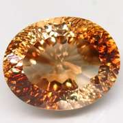 Fiery flashing 19.36ct champagne Imperial Topaz