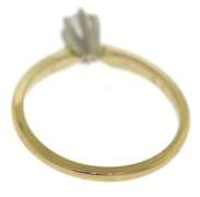 Dazzling 14kt Yellow Gold Round Solitaire Ring