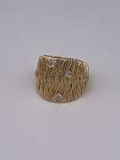 Sterling Silver & Gold Ring