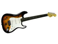 Guns N Roses Signed Facsimile Fender Guitar Axl Rose - Slash - Duff