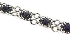 Sterling Silver Lapis Bracelet