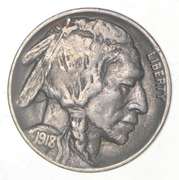1918/7-D Indian Head Buffalo Nickel