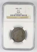 VG8 1806 Draped Bust Quarter - B-3 - Graded NGC