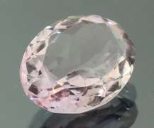 Glittering oval cut 7.24ct pink Amethyst