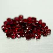Premium diamond cut 5.19ct Rhodolite Garnet set