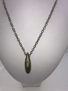 Andrea Candela 18k and sterling diamond necklace