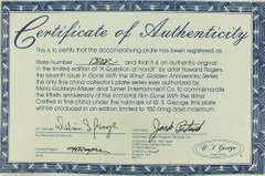 Collector's Fine China Plate