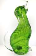 Art Glass Hand Blown Figurine Dog