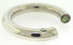 Sterling Silver Ablone Shell Cuff Bracelet