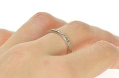 Platinum 0.75 Ctw Diamond Eternity Wedding Band Ring