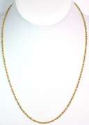 Nice 20-Inch Rope Chain in 14KT Yellow Gold