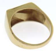Gent's Yellow Gold Lapis Ring