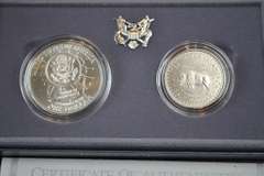 1991 Mount Rushmore Two Coin BU Set