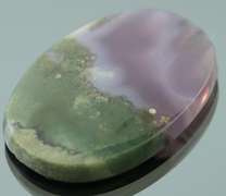 Collectors 45.60ct Chalcedony and Chlorite cabochon