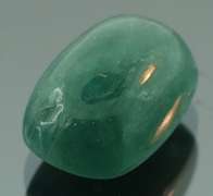 Rich sea green 8.64ct untreated Grandidierite cabochon